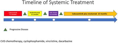 A Durable Response With the Combination of Nivolumab and Cabozantinib in a Patient With Metastatic Paraganglioma: A Case Report and Review of the Current Literature